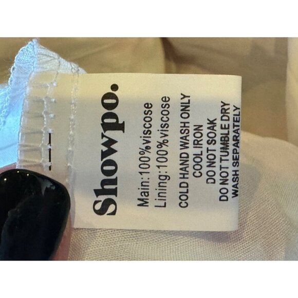 Showpo Dress Women 8 Pink Packed Floral Print Monaco Midi Boho Cottagecore - Picture 13 of 13